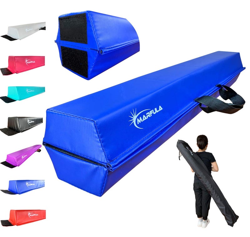 MARFULA Balance Beam - Folding Floor Gymnastics Equipment for Kids, Non Slip Base - 6 FT / 10 FT - Image 1